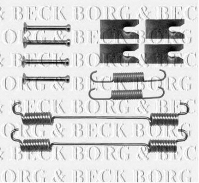 BORG & BECK bbk6165 -  Комплектующие, колодки дискового тормоза